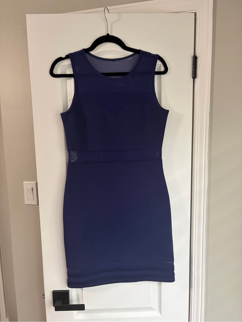 Sleeveless Navy Bodycon Dress